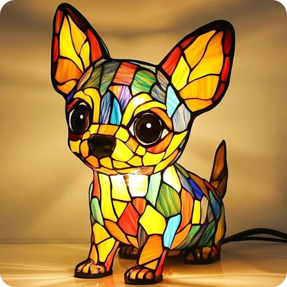 Handmade Dog Lamps