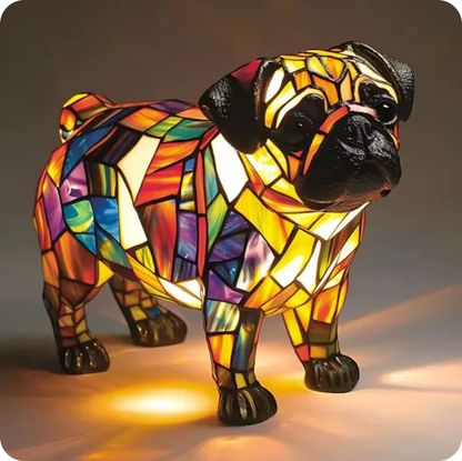 Handmade Dog Lamps